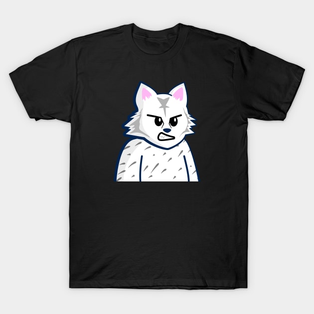 Angry wolf | angry | animal | feral | teeth | anger T-Shirt by WOLFONTEE